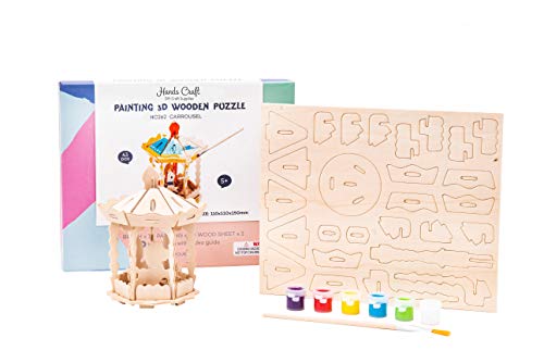 Algopix Similar Product 6 - Hands Craft DIY Wooden Puzzle with