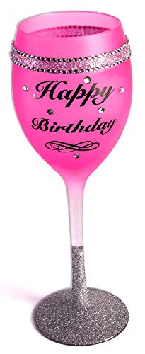 Algopix Similar Product 3 - Forum Novelties Wine Glass  Happy