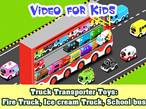 Algopix Similar Product 7 - Truck Transporter Toys Fire Truck Ice