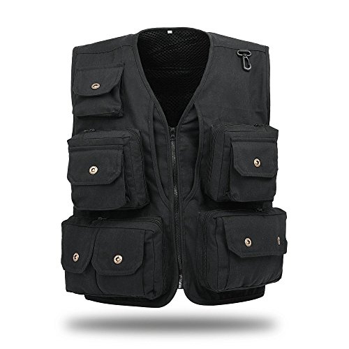 Algopix Similar Product 10 - QTKJ Mens Outdoor MultiPocket Fishing