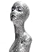 Algopix Similar Product 5 - Silver female Mannequin Head