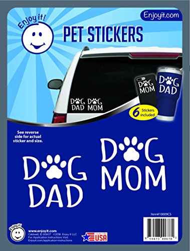 Algopix Similar Product 13 - Enjoy It Dog Mom and Dog Dad with Paw