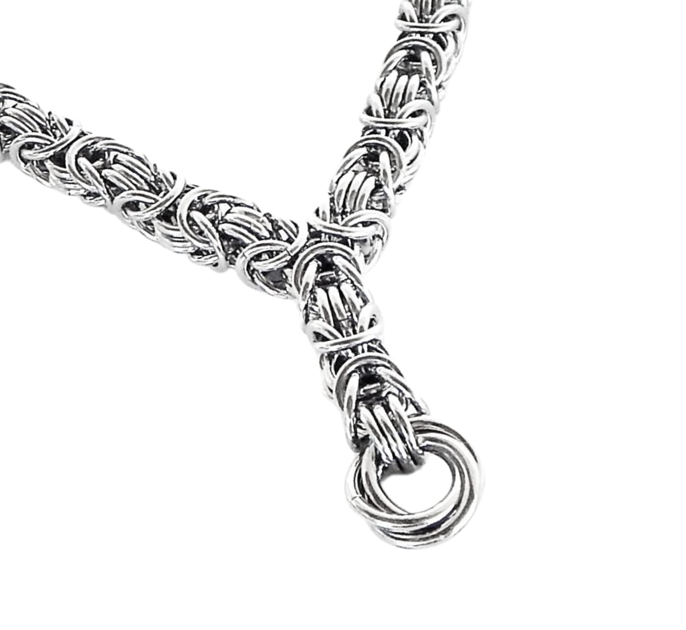 Algopix Similar Product 6 - Byzantine and Love Knot Stainless Steel