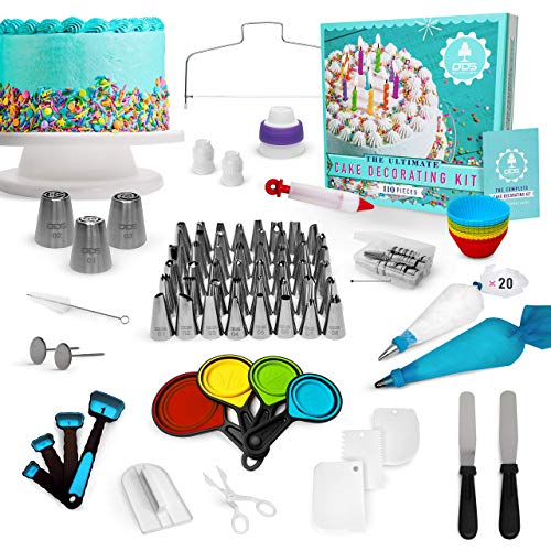 Algopix Similar Product 14 - NEW 110pc Ultimate Cake Decorating