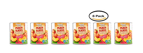 Algopix Similar Product 8 - PACK OF 6  Great Value Peach Slices in