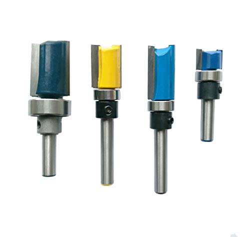 Algopix Similar Product 13 - APlus Straight Router Bit Set 4pcs
