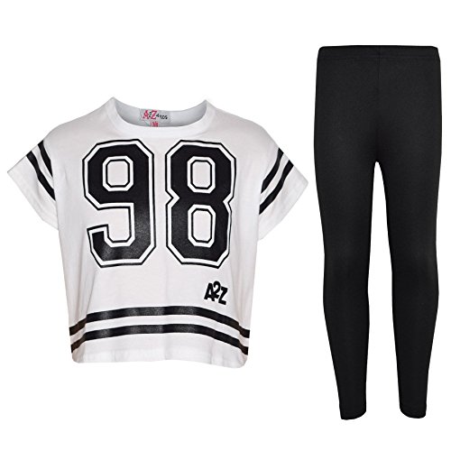 Algopix Similar Product 12 - Girls Top Kids 98 Print Stylish Crop