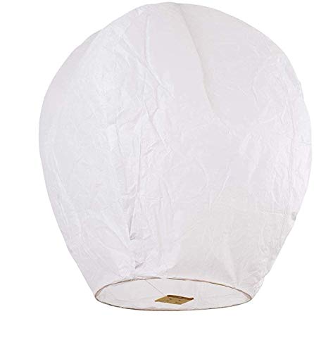 Algopix Similar Product 6 - Chinese Lanterns 30Pack White Fully