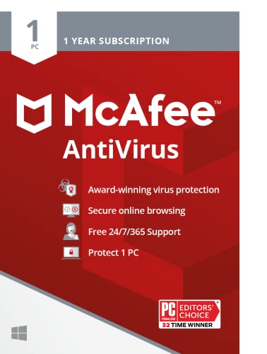 Algopix Similar Product 20 - McAfee AntiVirus Protection  1 PC