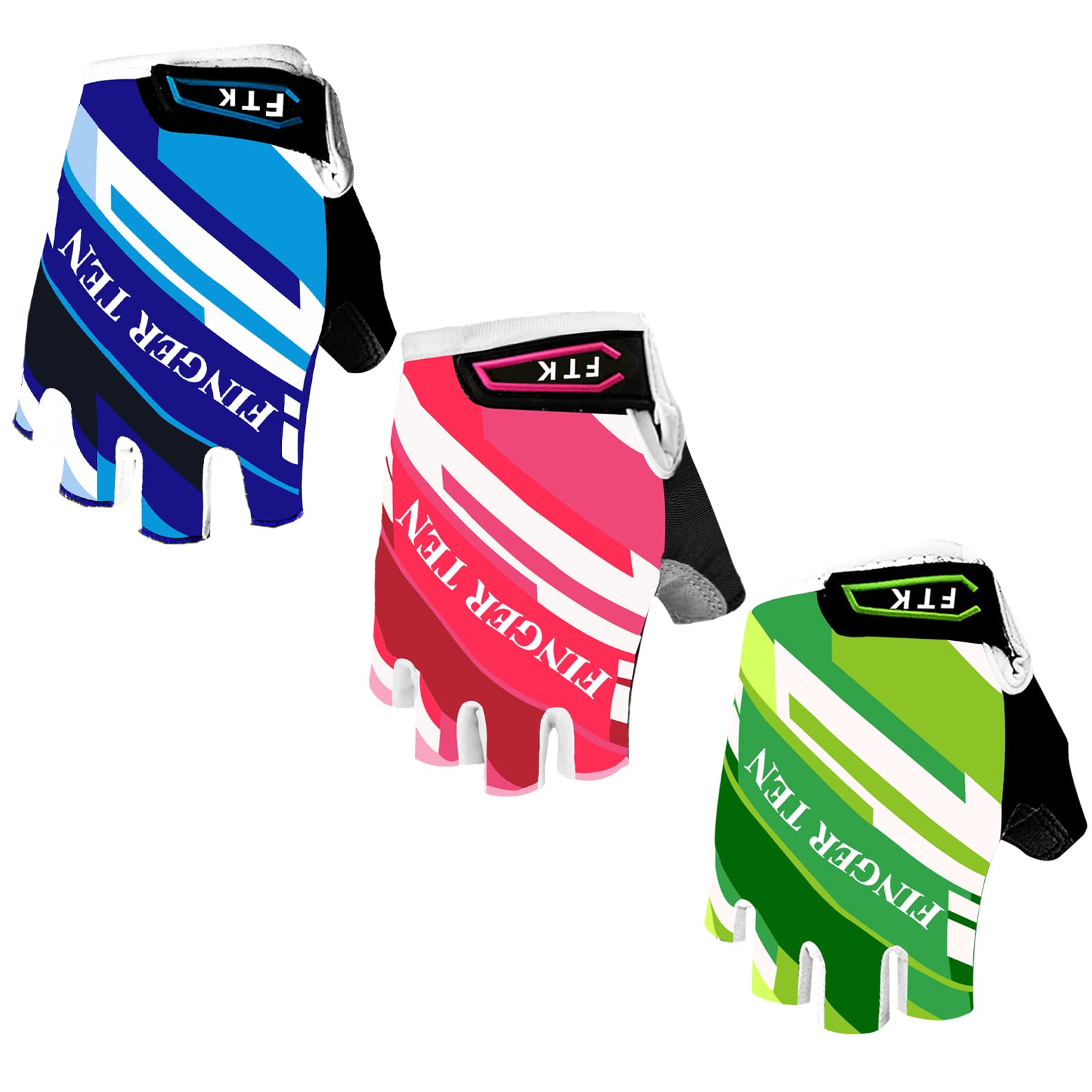 Algopix Similar Product 15 - FIGNER Ten Kids Junior Cycling Gloves