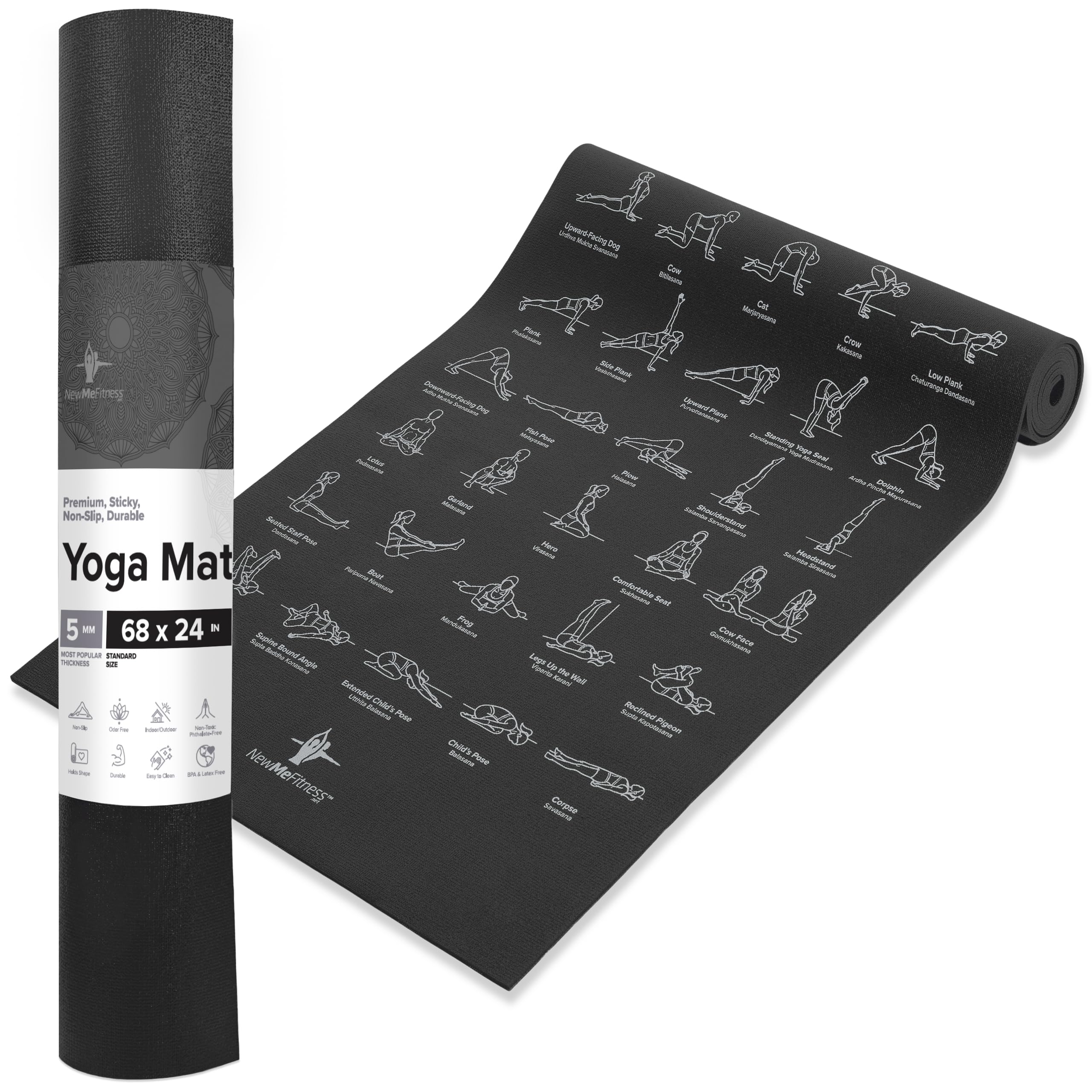 Algopix Similar Product 7 - NewMe Fitness Yoga Mat for Women and