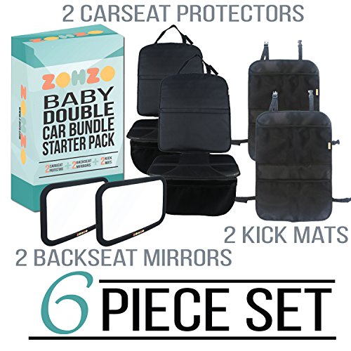 Algopix Similar Product 9 - Zohzo Double Baby Car Bundle  Car Seat