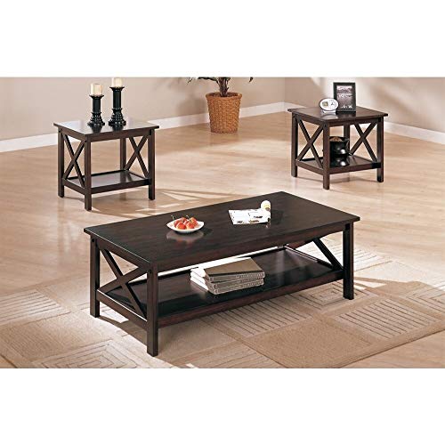 Algopix Similar Product 11 - Benzara Modish 3 Piece Table Set in