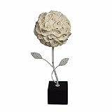 Algopix Similar Product 4 - Benjara, White Benzara Polyresin Topiary