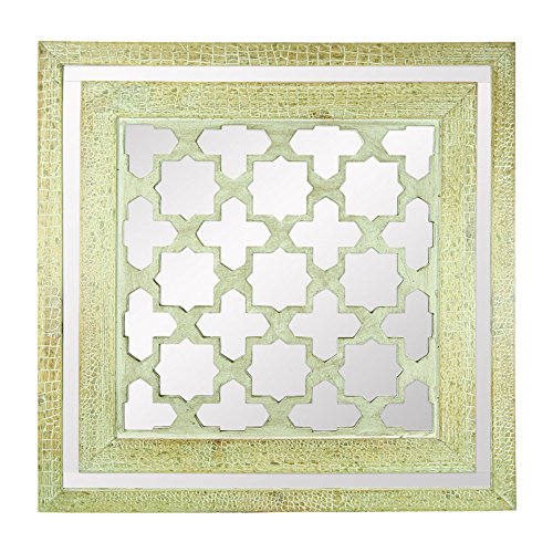 Algopix Similar Product 8 - Benjara BM170679 Glass Wooden Wall