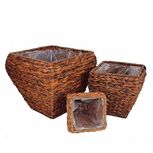 Algopix Similar Product 6 - Benjara Voguish Sea Grass Basket Set