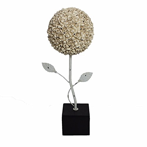 Algopix Similar Product 6 - Benjara Polyresin Topiary, Off White