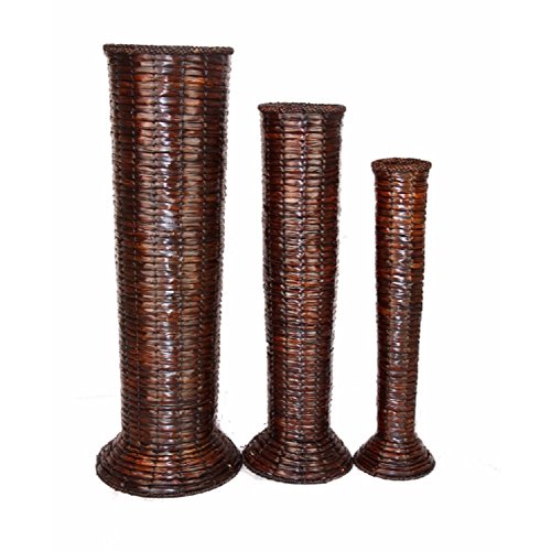 Algopix Similar Product 16 - Benjara Sea Grass Planter Set of 3