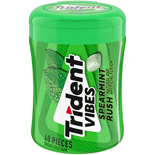 Algopix Similar Product 9 - Trident Vibes Spearmint Rush Sugar Free