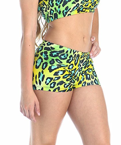 Algopix Similar Product 10 - Gia Mia Girls Remix Print Dance Short