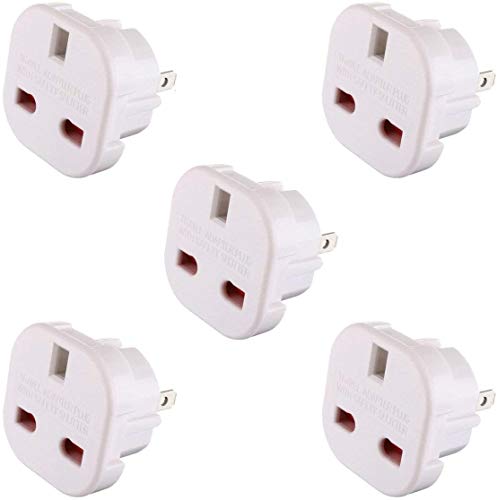 Algopix Similar Product 10 - TEC UK  5 X UK to US Travel Adaptor