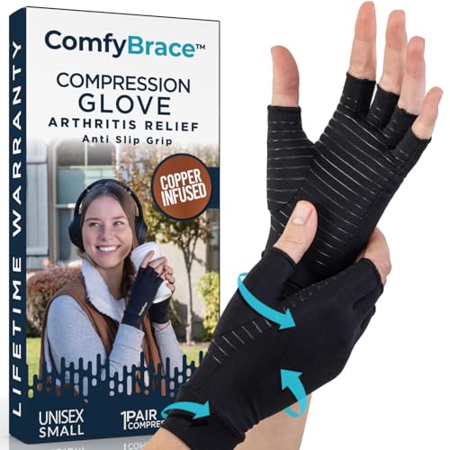 Algopix Similar Product 5 - ComfyBrace Copper Infused Compression