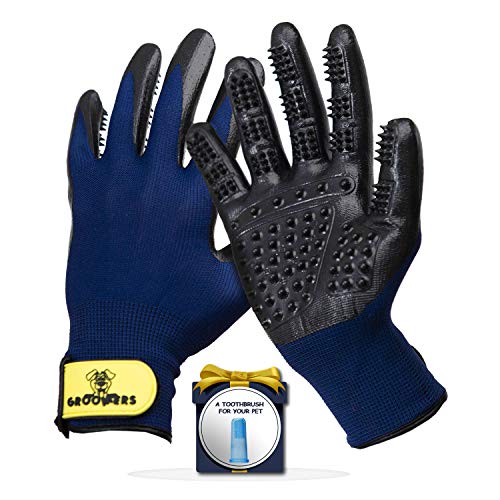Algopix Similar Product 9 - Pet Grooming Gloves  Deshedding Glove