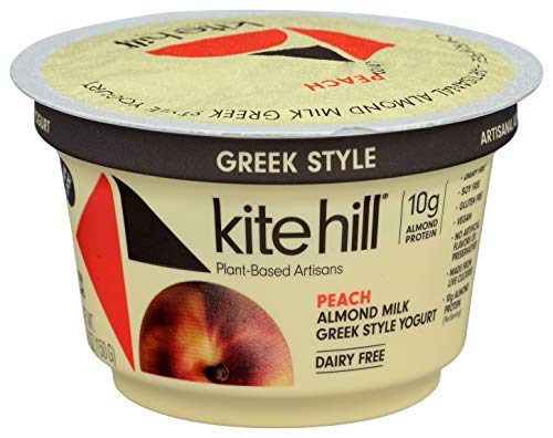 Algopix Similar Product 1 - Kite Hill Peach Greek Style Almond Milk