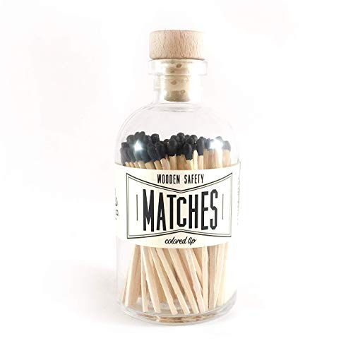 Algopix Similar Product 4 - Black Tip Colored Matches Match Sticks