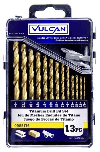Algopix Similar Product 18 - VULCAN 211560OR 13 Piece Bit Drill with