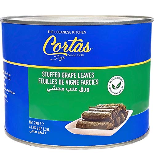 Algopix Similar Product 8 - Cortas  Stuffed Grape Leaves 44 Lb