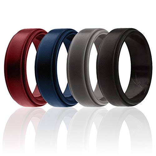 Algopix Similar Product 17 - ROQ Silicone Wedding Ring For Men 4