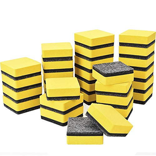 Algopix Similar Product 10 - 30 Pack Magnetic Whiteboard Eraser Dry