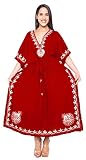 Algopix Similar Product 1 - LA LEELA Womens Beach Caftan Dress