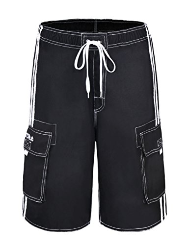 Algopix Similar Product 4 - Nonwe Mens Beachwear Board Shorts