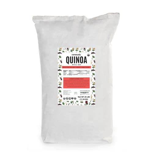 Algopix Similar Product 9 - CEREAUSLY Organic Red Quinoa  Premium