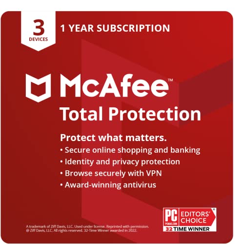 Algopix Similar Product 19 - McAfee Total Protection  3 Device 