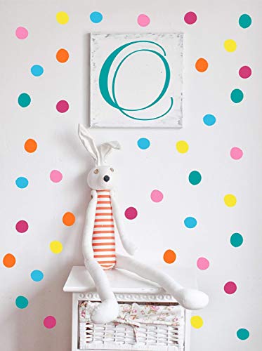 Algopix Similar Product 7 - Bright Dot Wall Decals 220 2 inch hand
