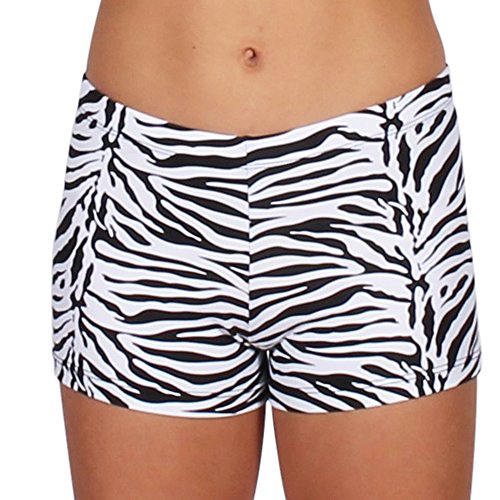 Algopix Similar Product 5 - Gia Mia Girls Print Dance Short Small