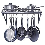 Algopix Similar Product 18 - ZESPROKA Kitchen Wall Pot Pan RackWith