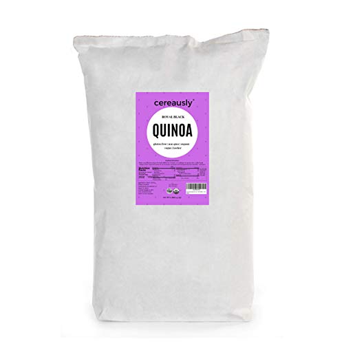 Algopix Similar Product 5 - CEREAUSLY Organic Black Quinoa in Bulk