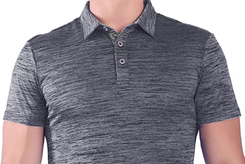 Algopix Similar Product 4 - LeeHanTon Quick Dry Mens Polo Shirts