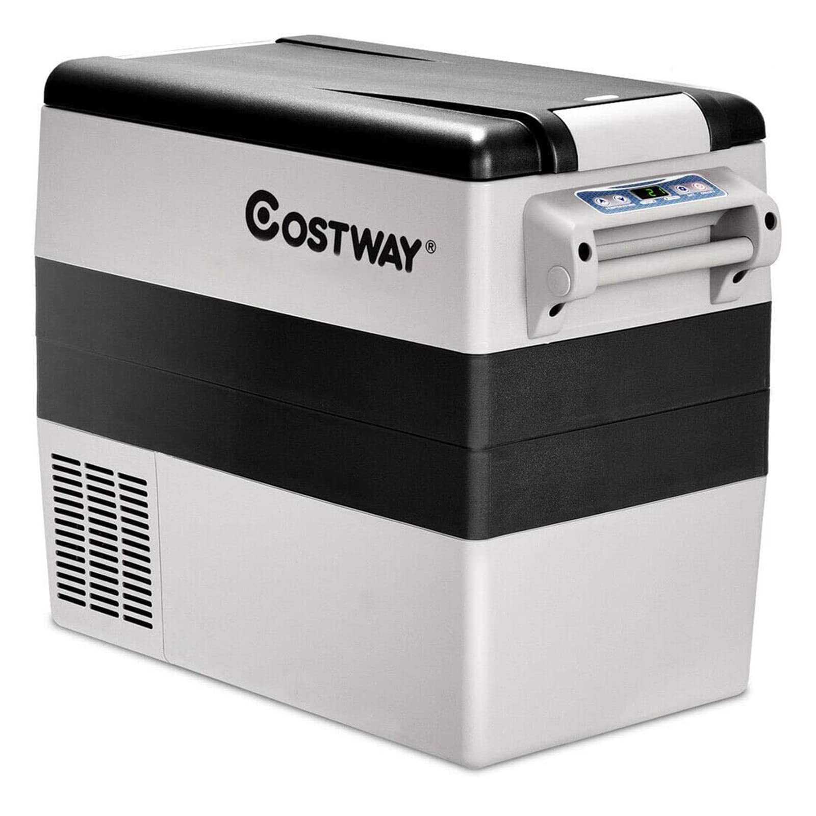Algopix Similar Product 1 - COSTWAY Car Refrigerator 55Quart