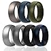 Algopix Similar Product 2 - ROQ Silicone Wedding Ring for Men