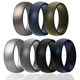 Algopix Similar Product 1 - ROQ Silicone Wedding Ring for Men