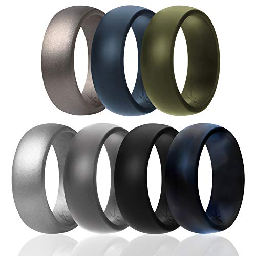 Algopix Similar Product 15 - ROQ Silicone Wedding Ring for Men