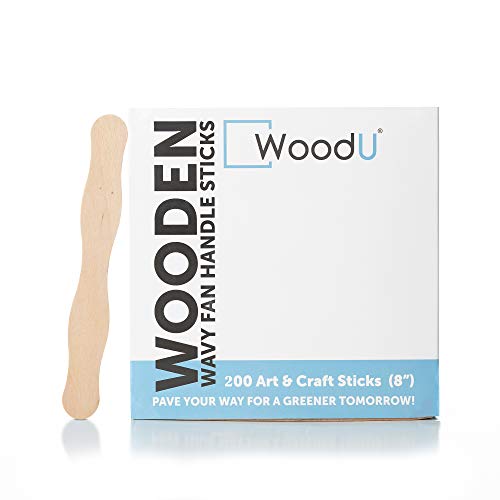 Algopix Similar Product 16 - WoodU 8 Inch Craft Supplies for