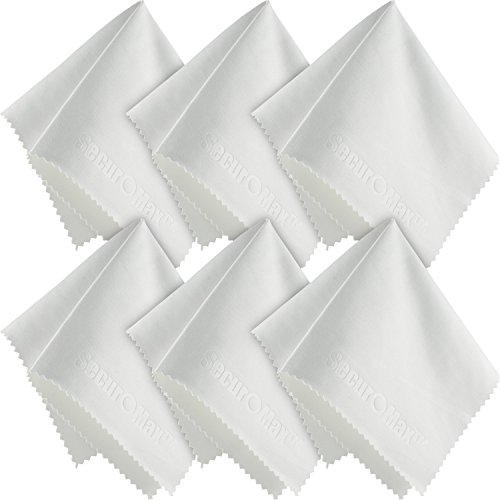 Algopix Similar Product 2 - White Microfiber Cleaning Cloth 8x8