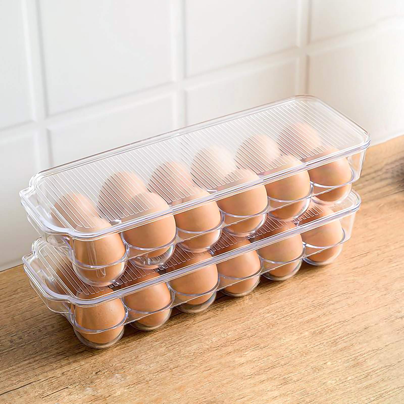 Algopix Similar Product 18 - MineDecor 24 Egg Holder Refrigerator