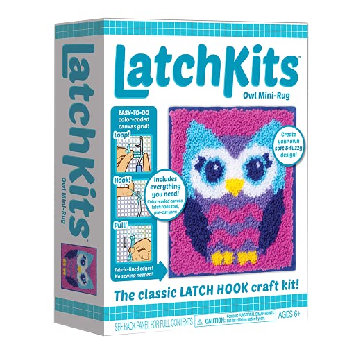 Algopix Similar Product 15 - LatchKits  Owl Latch Hook Kit 